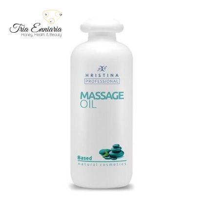 Massage Base Body Oil with Allantoin, Hristina Cosmetics - 500 ml