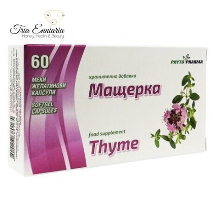 Thyme oil, respiratory system, 60 capsules, PhytoPharma