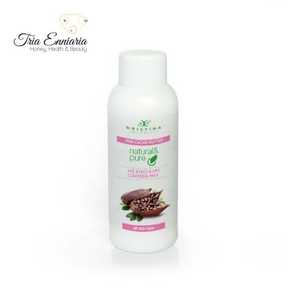 FACE CLEANSING MILK WITH COCOA BUTTER, 150ml, HRISTINA