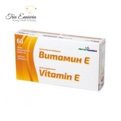 Vitamin E, PhytoPharma, 60 capsules