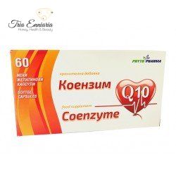 Coenzyme Q10, body support, 60 capsules, PhytoPharma