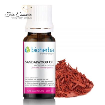 Sandalwood essential oil, 10 ml, Bioherba