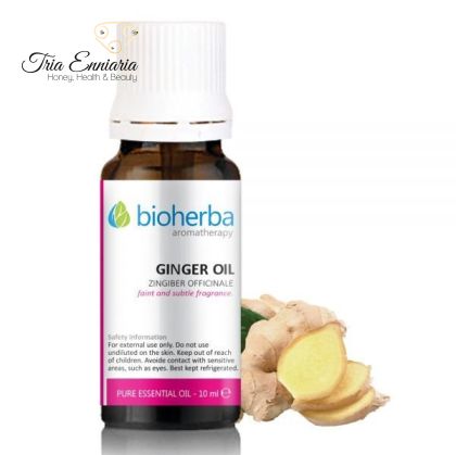 Ginger essential oil, 10 ml, Bioherba