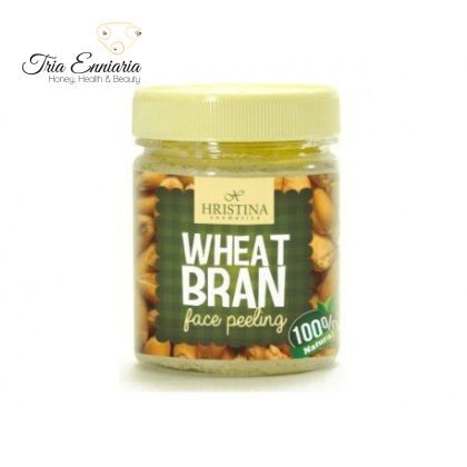  Wheat Bran, Face Peeling, 200 ml, Hristina