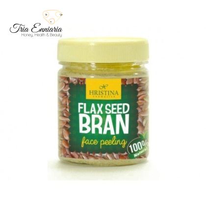  Flaxseed Bran, Face Peeling, 200 ml, Hristina