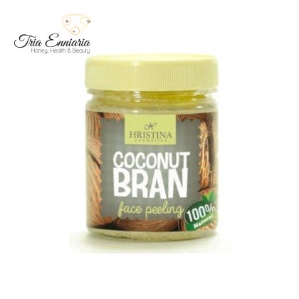 Coconut Bran, Face Peeling, 200 ml, Hristina
