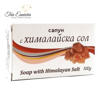 Săpun natural cu sare de Himalaya, 100 g, Tobex Co