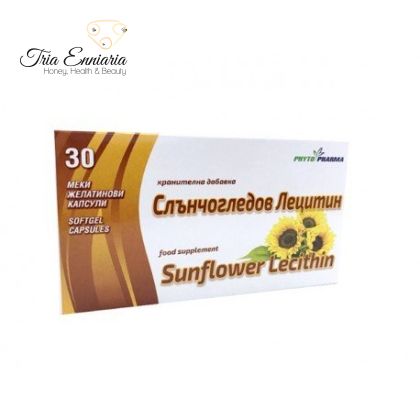 Sonnenblumenlecithin, 30 Kapseln, FitoPharma