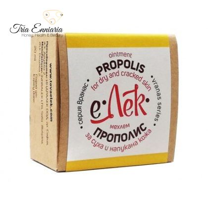 Propolis-Salbe, für trockene und rissige Haut, 20 ml, eLek