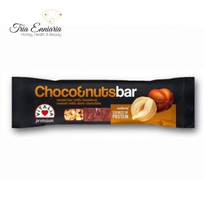 Choco&Nuts Bar, Vitalia - 35 g