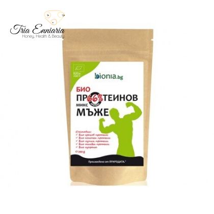 Mix di proteine BIO per uomo, Bionia, 200 g.