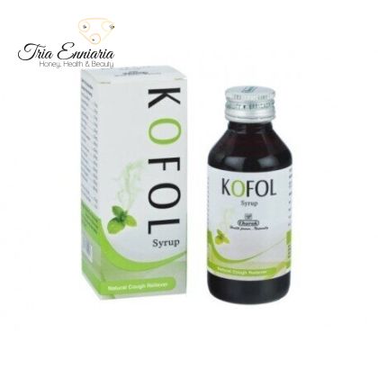 Σιρόπι Kofol, χωρίς ζάχαρη, για βήχα, Charak, 100 ml.