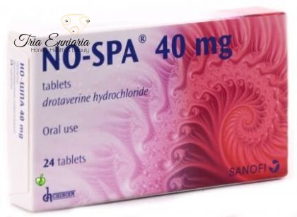 NO-SPA, SPASMI RILASSANTI O ELIMINANTI, SANOFI AVENTIS, COMPRESSE X24, 40 mg