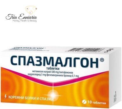 SPASMALGON 10 comprimate - pentru dureri abdominale, AKTAVIS