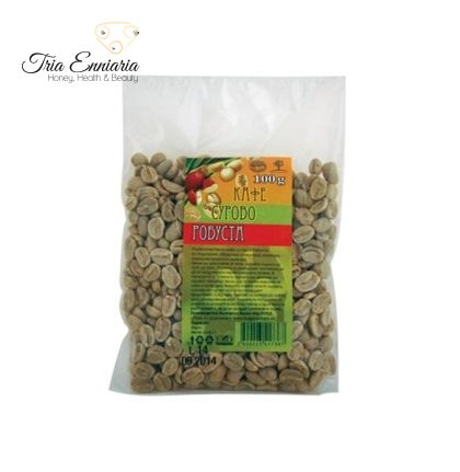 Зеленые кофейные зерна, сырой арабика, 100 гр, Биохерба