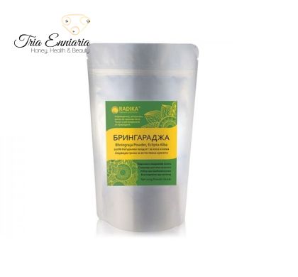 Poudre Bhringaraja, poudre capillaire, 100 g, Radika