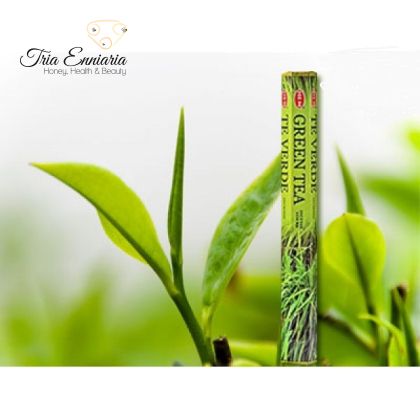 Ароматические палочки Зеленый чай, 20 шт, HEM INDIA