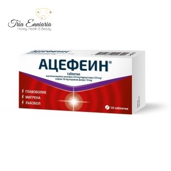 Acéféine, 10 comprimés, OTC ACTAVIS