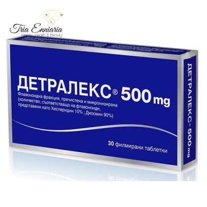 Detralex, erhöht den Venentonus, 30 Tabletten, SERVIER
