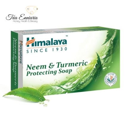 Savon protecteur au neem et au curcuma, 75 g, Himalaya
