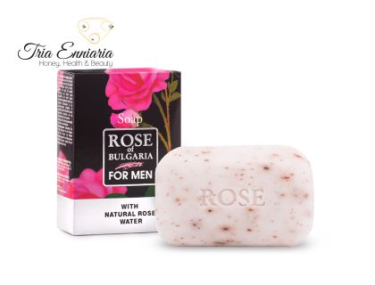 Săpun pentru bărbați „Rose Of Bulgaria”, 100 g, Biofresh