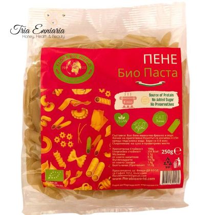 Bio Pasta Penne, 0,250 g, Flora Bio World