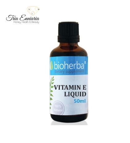 Vitamina E, lichid, 50 ml, Bioherba