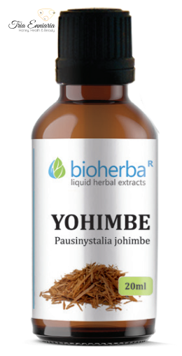 Tinctură de yohimbe, 20 ml. , Pausinystalia Johimbe , Bioherba