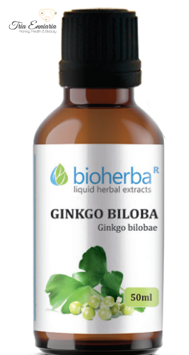 Ginkgo Biloba, Nervous System, Tincture , Bioherba, 50 ml