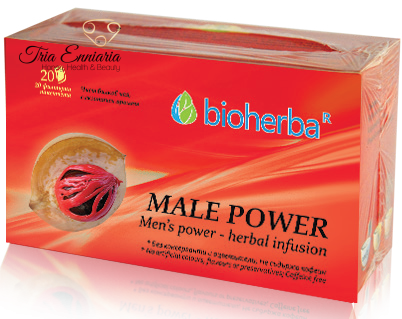 Thé "Male Power", 20 paquets, 30 g, Bioherba