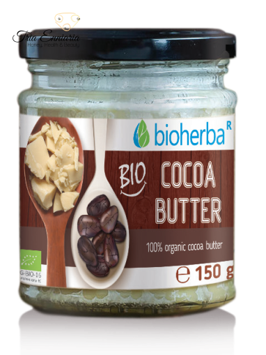 Beurre de cacao 100% biologique, 150g, Bioherba