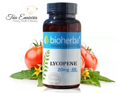 Lycopène, 20 mg, 60 gélules, Bioherba