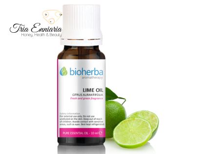 Limette, reines ätherisches Öl, 10 ml, Bioherba