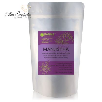 Manjistha Σκόνη Για Mαλλιά Και Πρόσωπο, 100 g, Radika