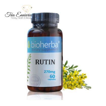 Ρουτίνη (Bιταμίνη P), 270 mg, 60 Kάψουλες, Bioherba