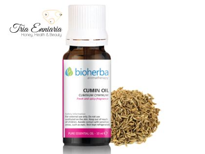Cumin, huile essentielle pure, 10 ml, Bioherba