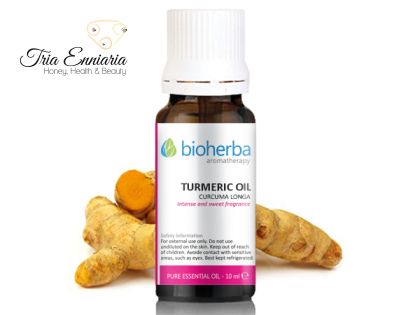 Curcuma, huile essentielle pure, 10 ml, Bioherba