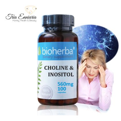 Choline et inositol, 100 gélules, Bioherba