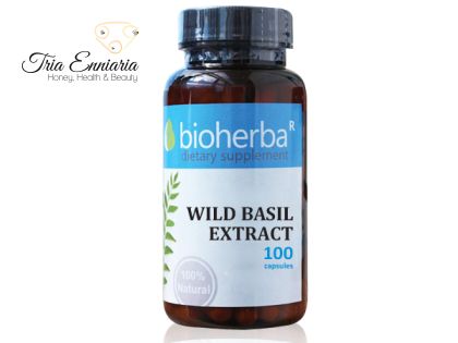 Wild Basil Extract, 350 mg, 100 Capsules, Bioherba