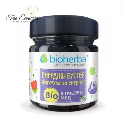 Formula energetica al miele biologico, 280 g, Bioherba
