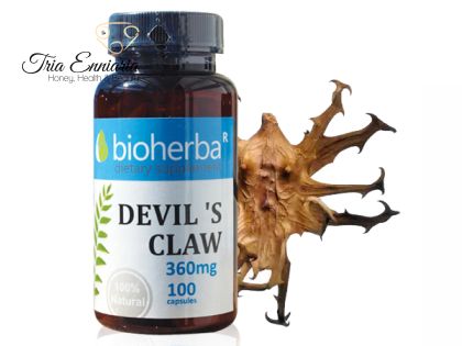 Gheara diavolului, 360 mg, 100 capsule, Bioherba