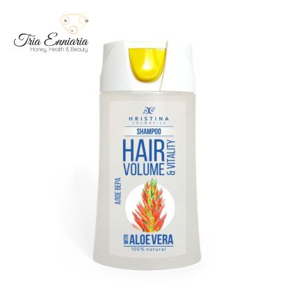 Shampoo With Aloe Vera For Hair Volume, 200 ml, Hristina