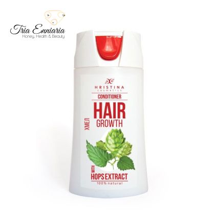 Conditioner With Hops Extract, For Hair Growth, 200 ml, Hristina 
