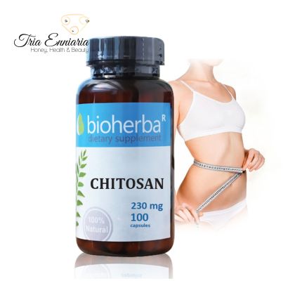 Chitosan, 230 mg, 100 Capsules, Bioherba