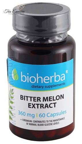 Extrait de melon amer 360 mg, 60 gélules, Bioherba