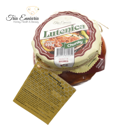 Lutenica Mit Gewürzen, 550 g, Tria Enniaria