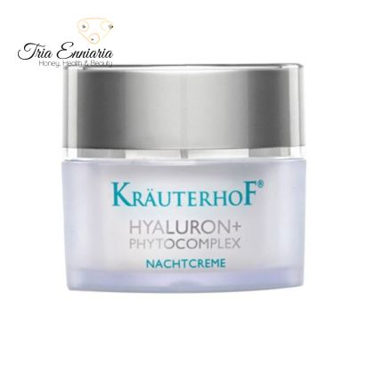 Cremă de noapte Hyaluron+, 50 ml, Krauterhof