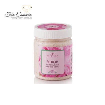 Scrub For Normal Skin With Rose Extract, 200 ml, Hristina