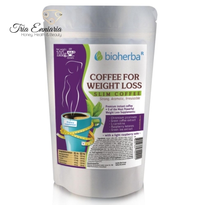 COFFEE FOR WEIGHT LOSS, Nutritional supplement, 100 g, Bioherba