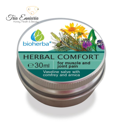 Unguento alle erbe Comfort per dolori articolari, 30 ml, Bioherba